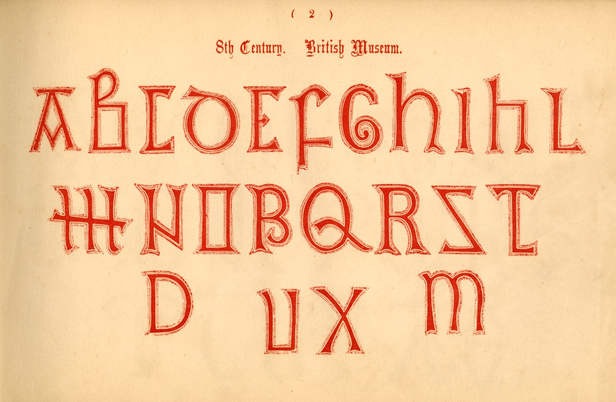 VIII secolo. British Museum, 1862 da Unbekannt
