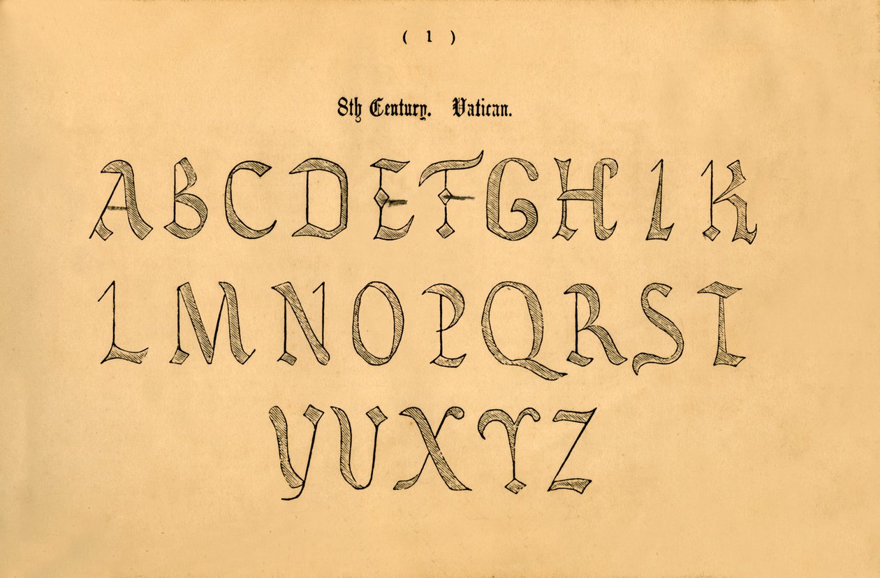 VIII secolo. Vaticano, 1862 da Unbekannt