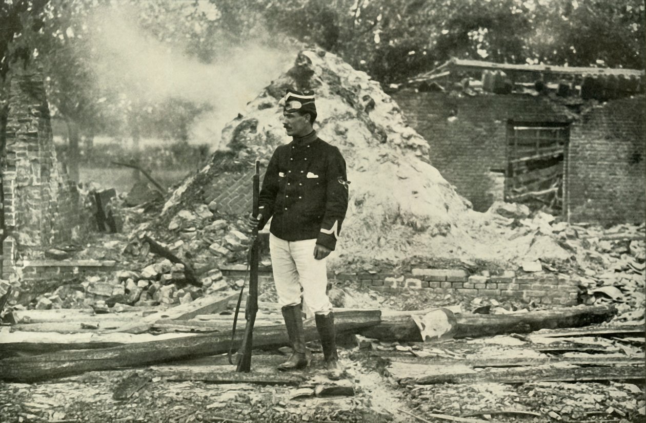 Un avamposto belga, 1919 da Unbekannt