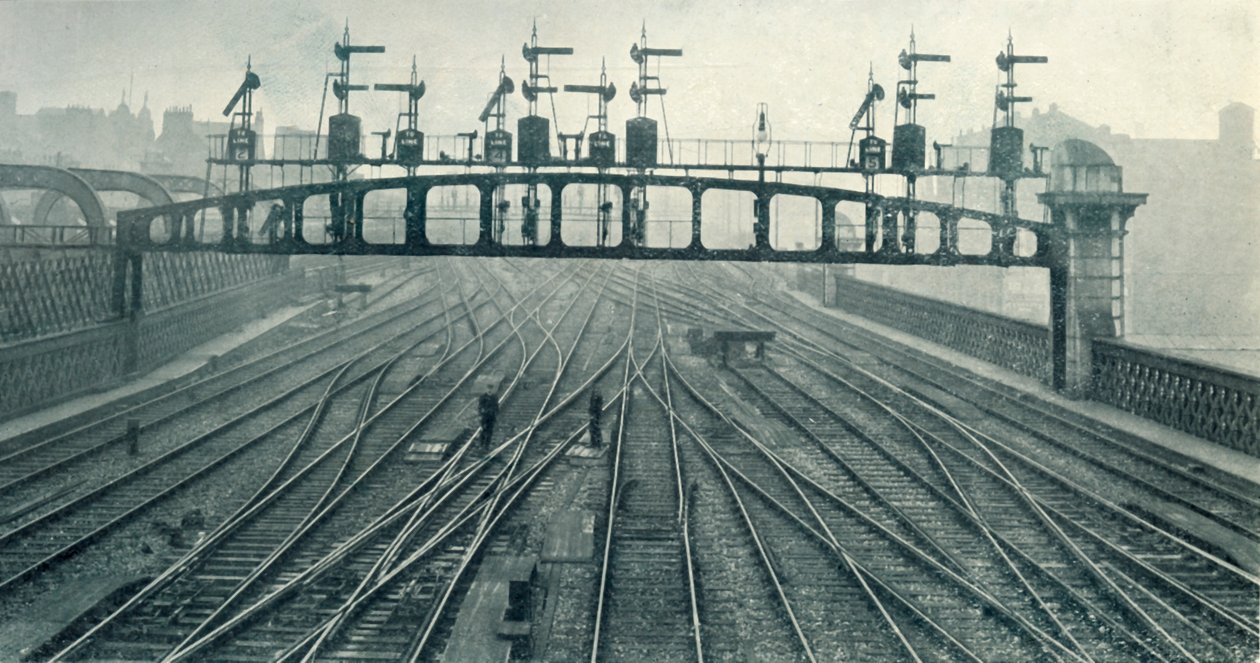 Un ponte di segnali, 1922 da Unbekannt