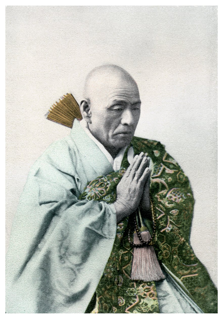 Un sacerdote buddista, 1904 da Unbekannt