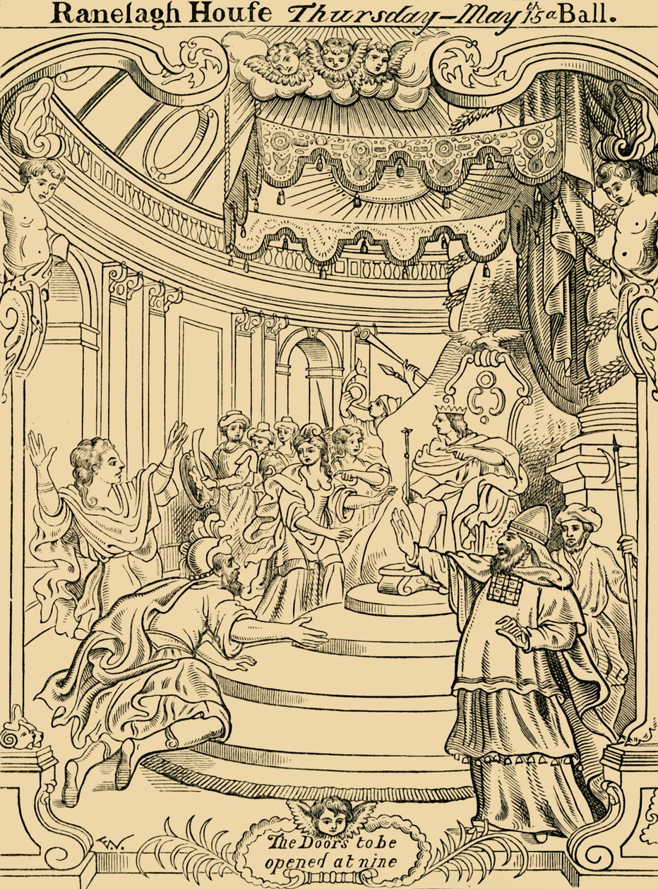 Un invito a Ranelagh, c1876 da Unbekannt