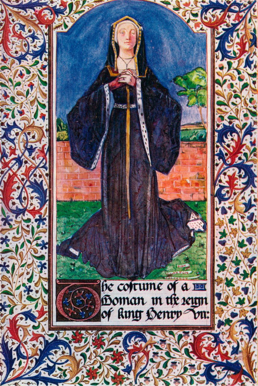 Un costume nel regno di Enrico VII, 1907 da Unbekannt