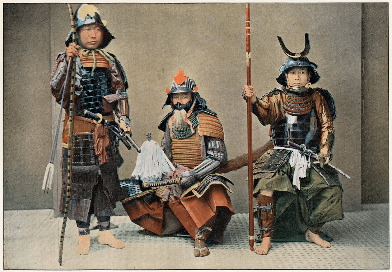 Un Gruppo di Samurai, c1890 da Unbekannt