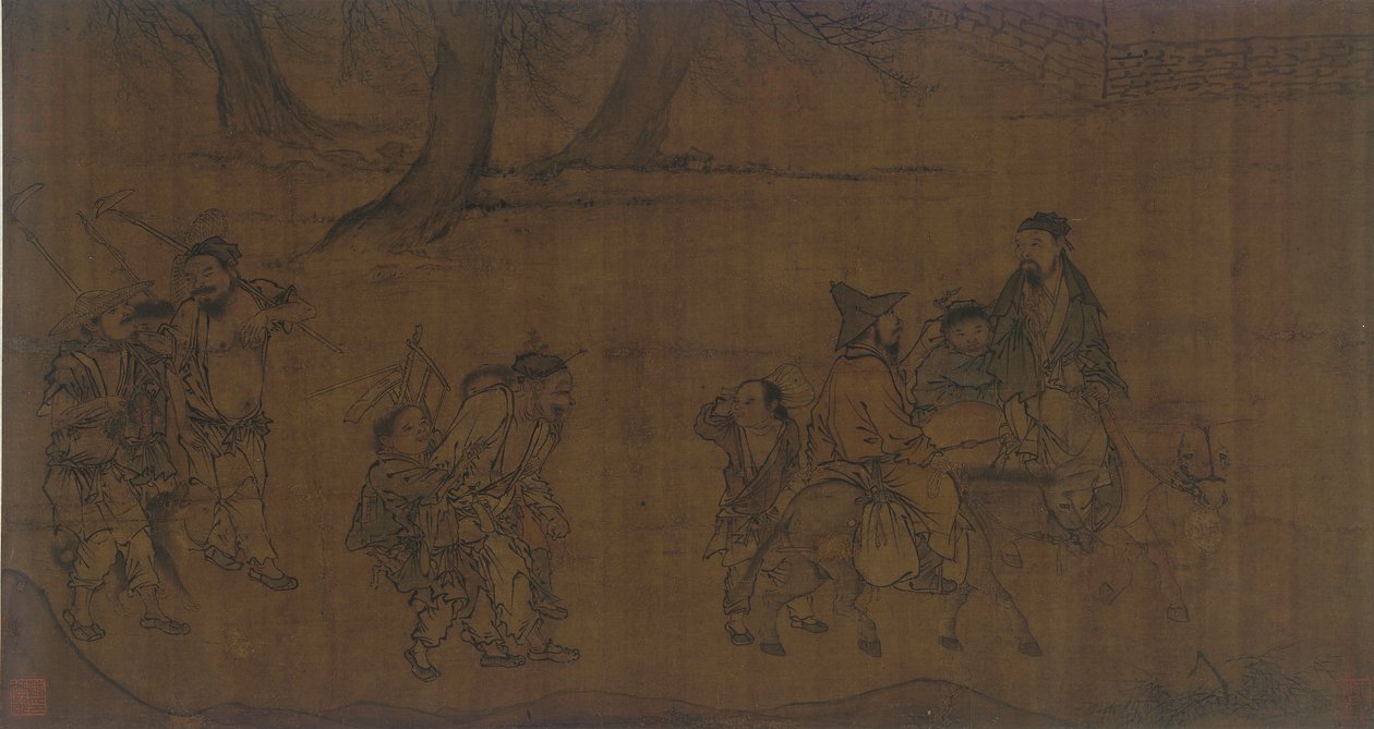 Un gruppo di operai itineranti, 1368-1644 da Unbekannt