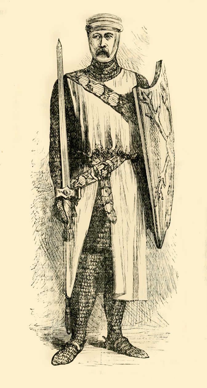 Un cavaliere templare, 1890 da Unbekannt