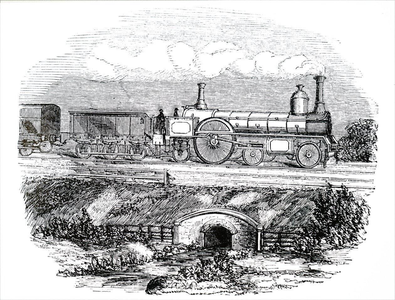 Una locomotiva passeggeri LNWR No 223 da Unbekannt