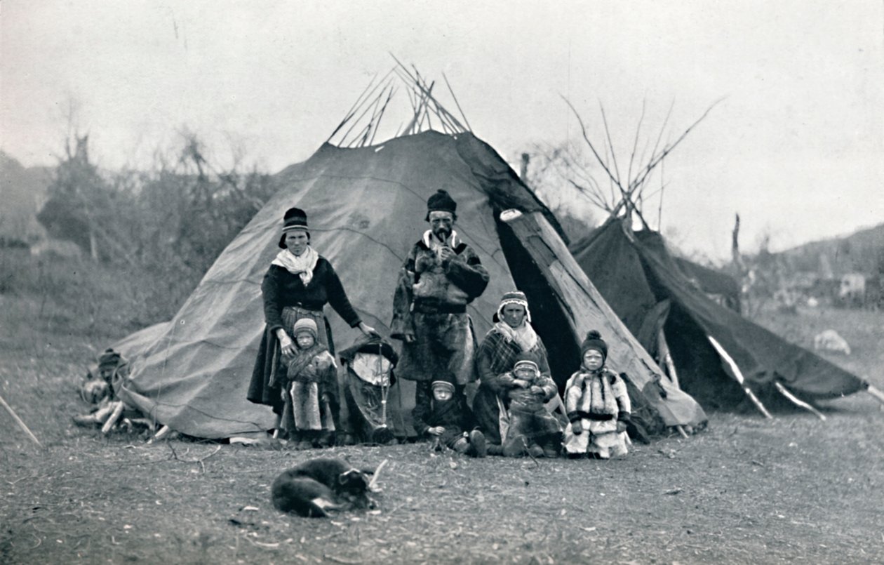 Accampamento lappone da Unbekannt