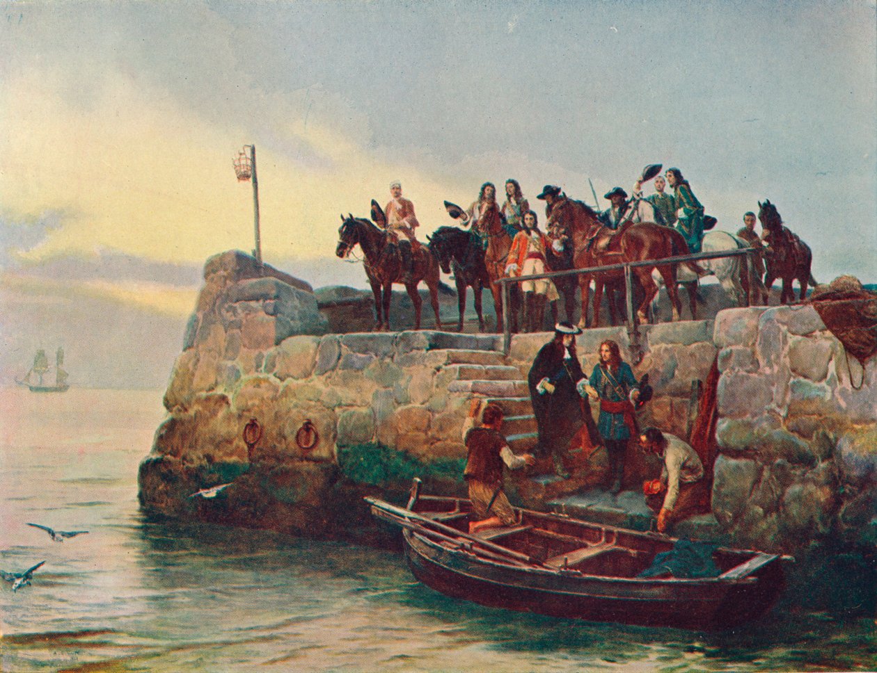 Una causa persa: la fuga di Giacomo II dopo la battaglia del Boyne da Unbekannt