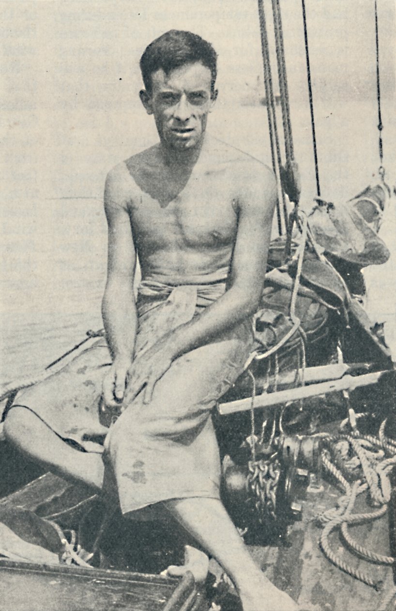 Un Ulisse moderno. Gerbault fotografato a Suva, nelle Isole Figi da Unbekannt