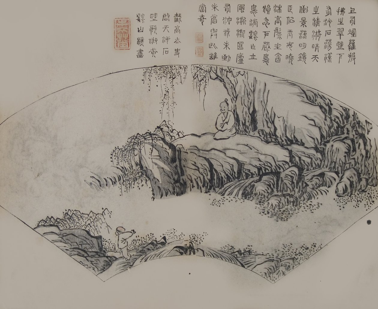 Una pagina dal Jie Zi Yuan da Unbekannt
