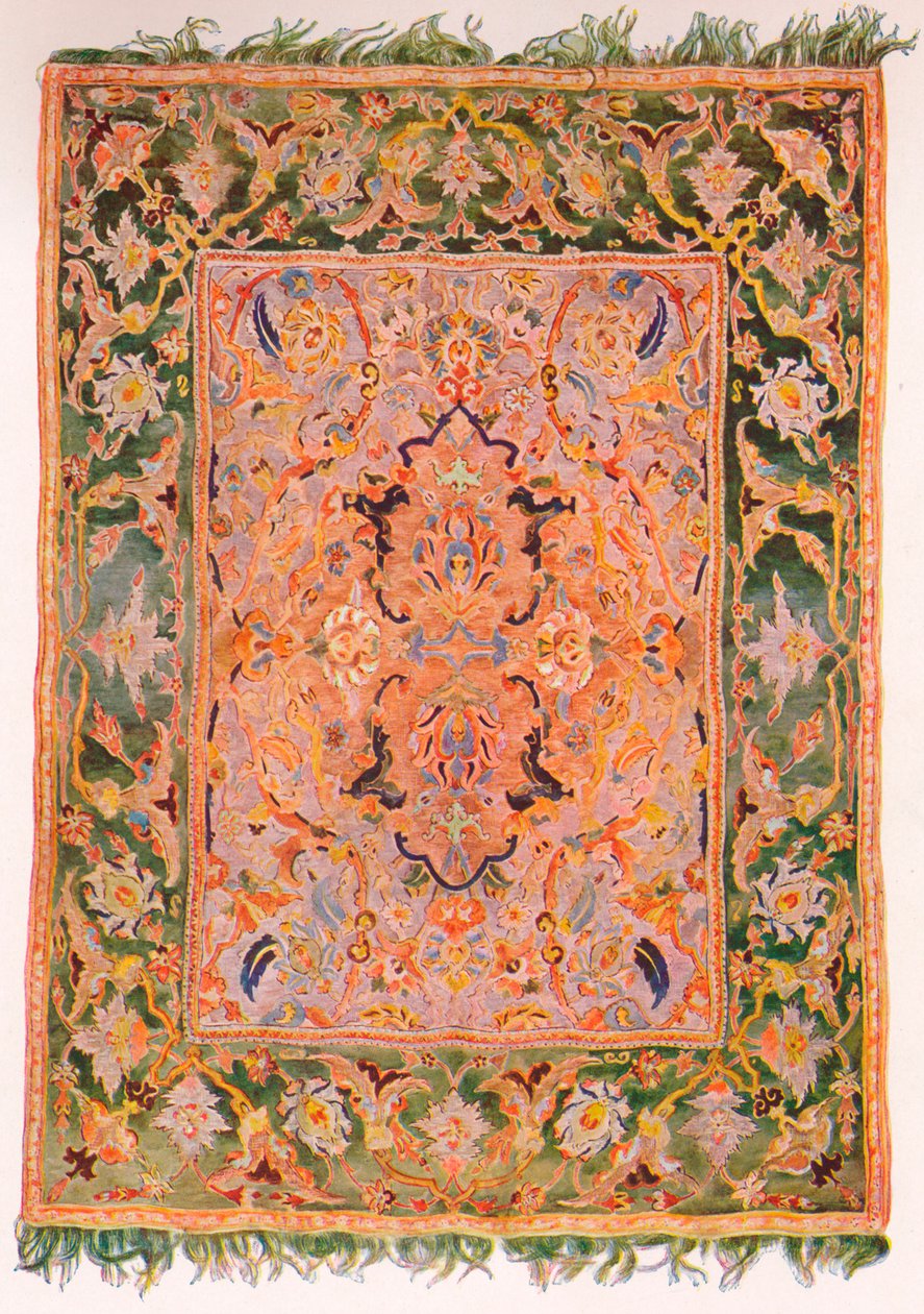 Un Tappeto Polonaise dalla Persia, c1630, 1923 da Unbekannt