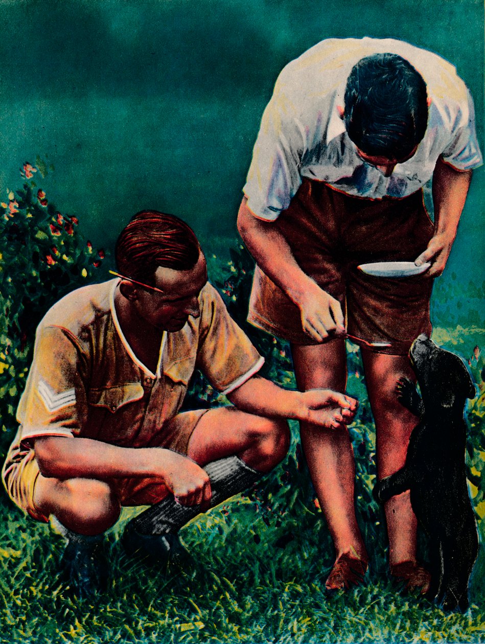 Una mascotte di Singapore della RAF, 1940 da Unbekannt