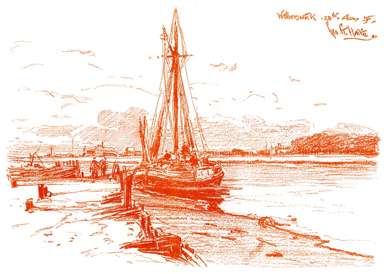 Uno schizzo a Walberswick, 1899 da Unbekannt
