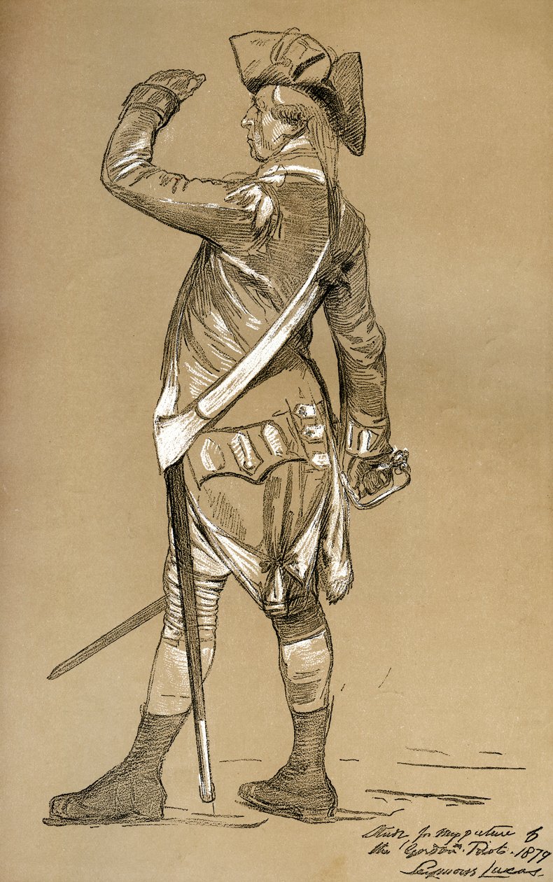 Uno studio per The Gordon Riots, 1879 1899 da Unbekannt