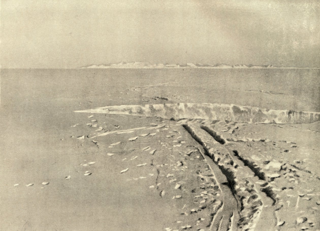 Una crepa tipica su superficie piana, c1908, 1909 da Unbekannt