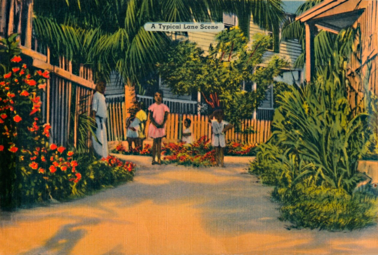 Una scena tipica di un vicolo, c1940s da Unbekannt