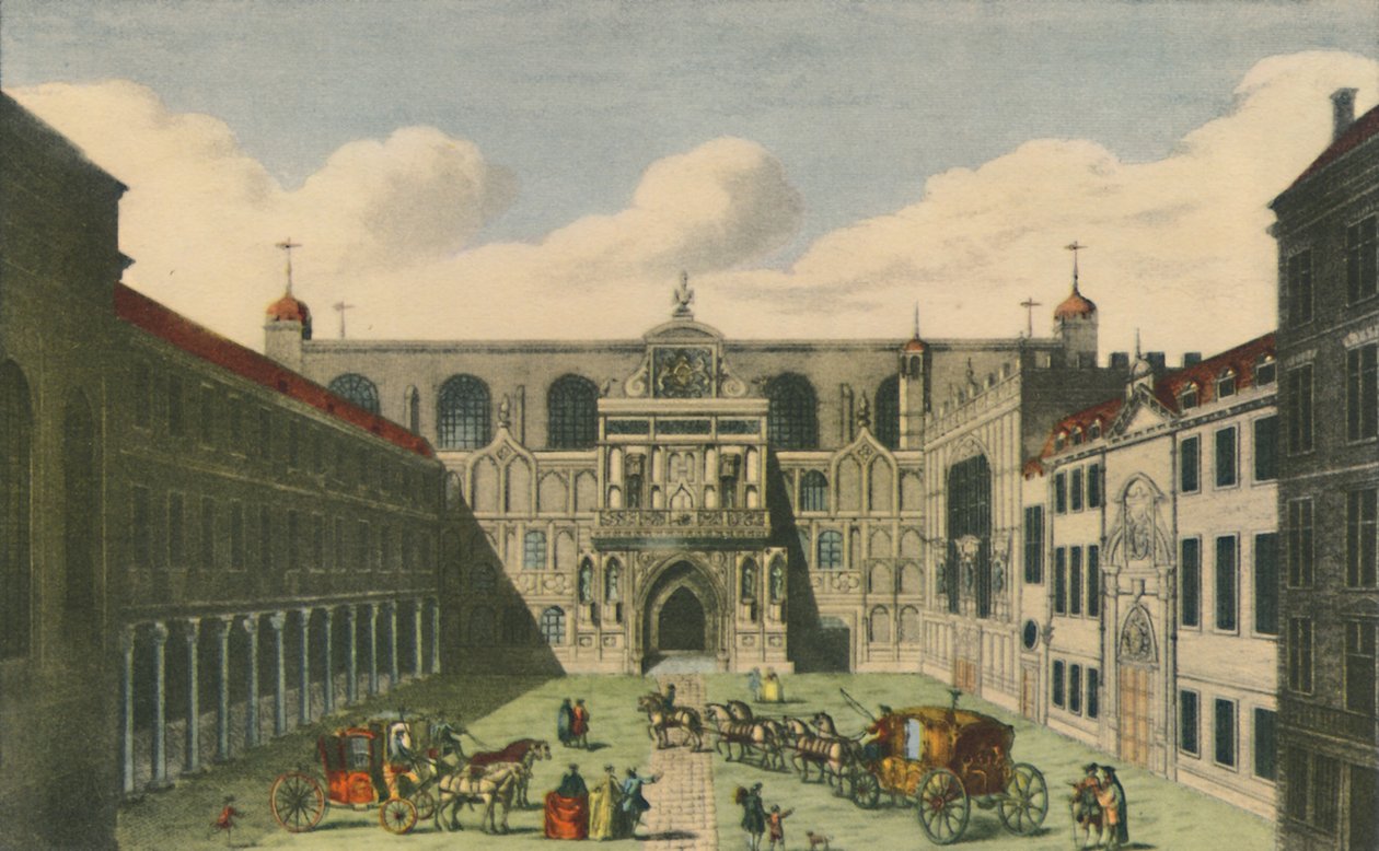 Veduta della Guildhall della Città di Londra da Unbekannt