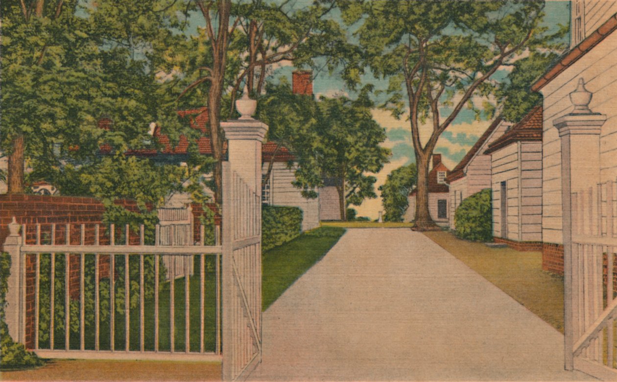 Una vista del North Lane, 1946 da Unbekannt