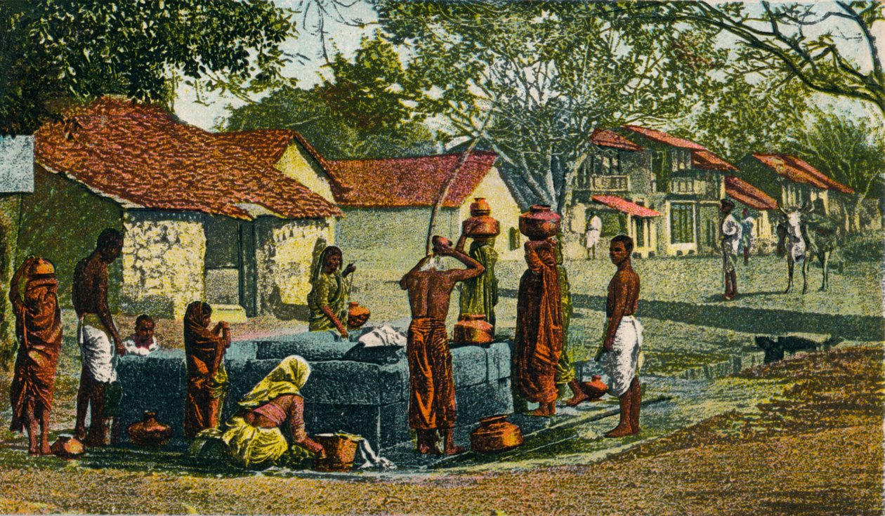 Un villaggio nella Presidenza di Bombay, 1906 da Unbekannt