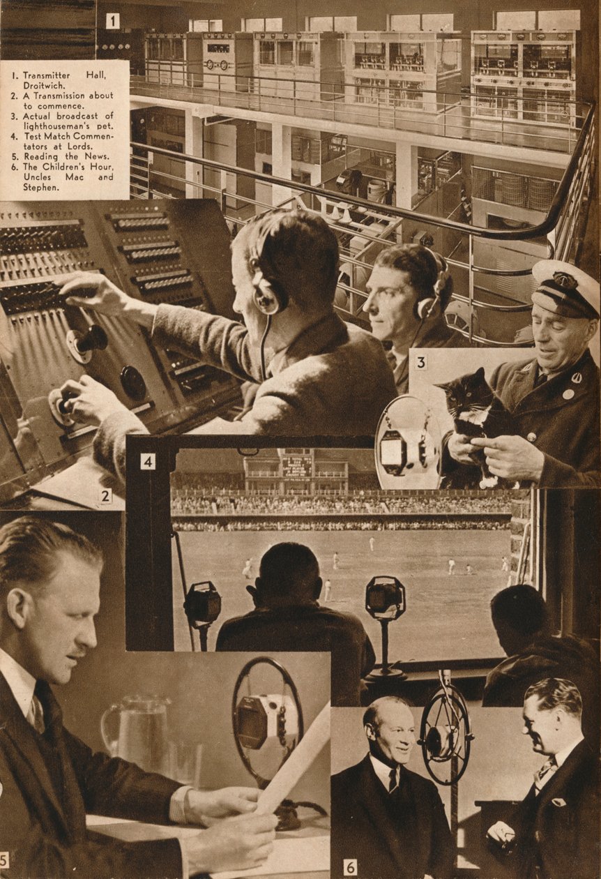 Una visita alla BBC 1-6, 1937 da Unbekannt