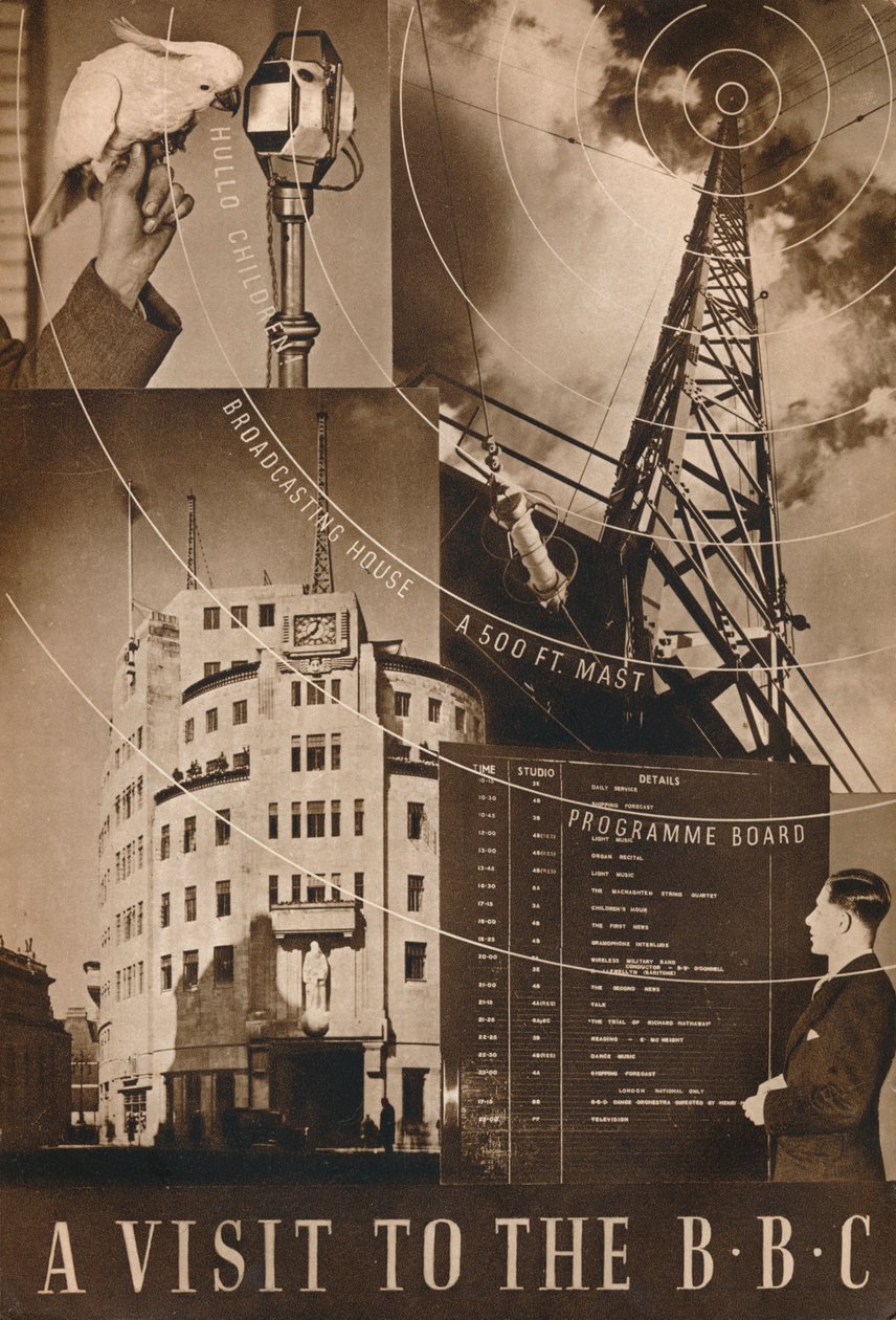 Una visita alla BBC, 1937 da Unbekannt