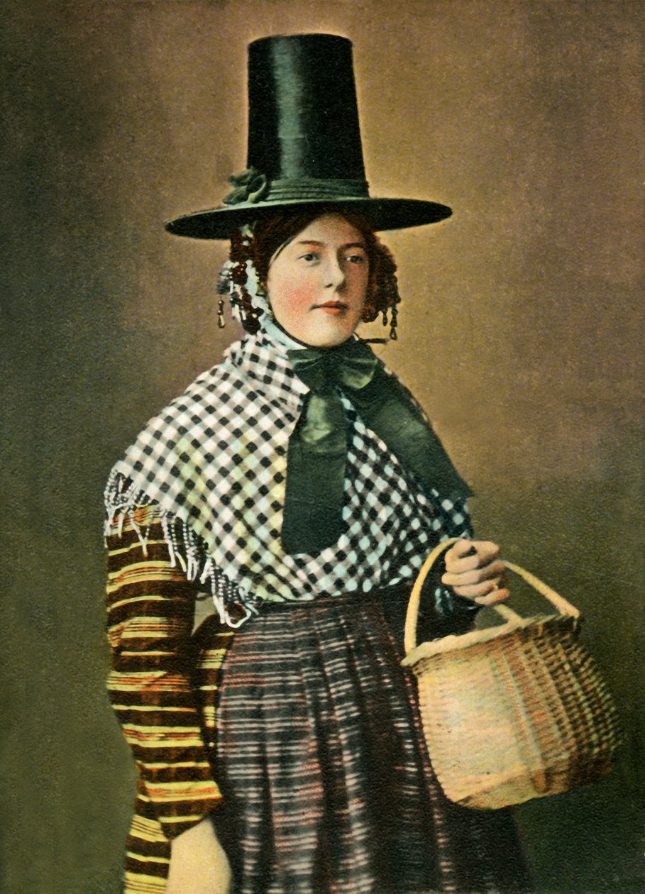 Un costume gallese, c1904 da Unbekannt