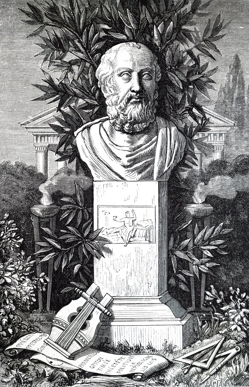 Un busto di Platone da Unbekannt