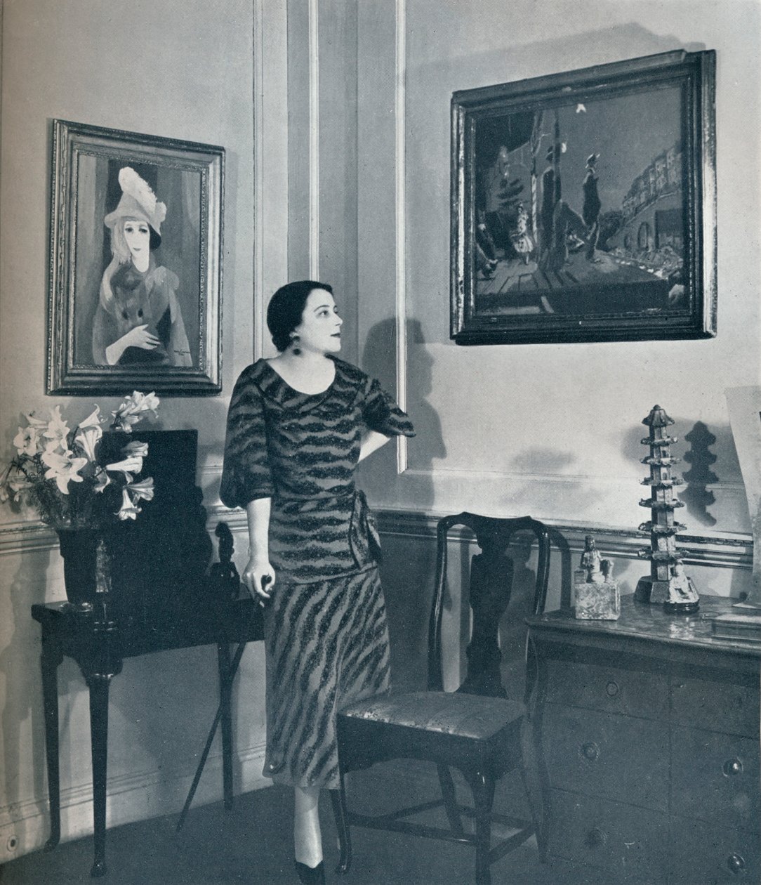 Un angolo nella casa di Lady Jowitt, 1934 da Unbekannt