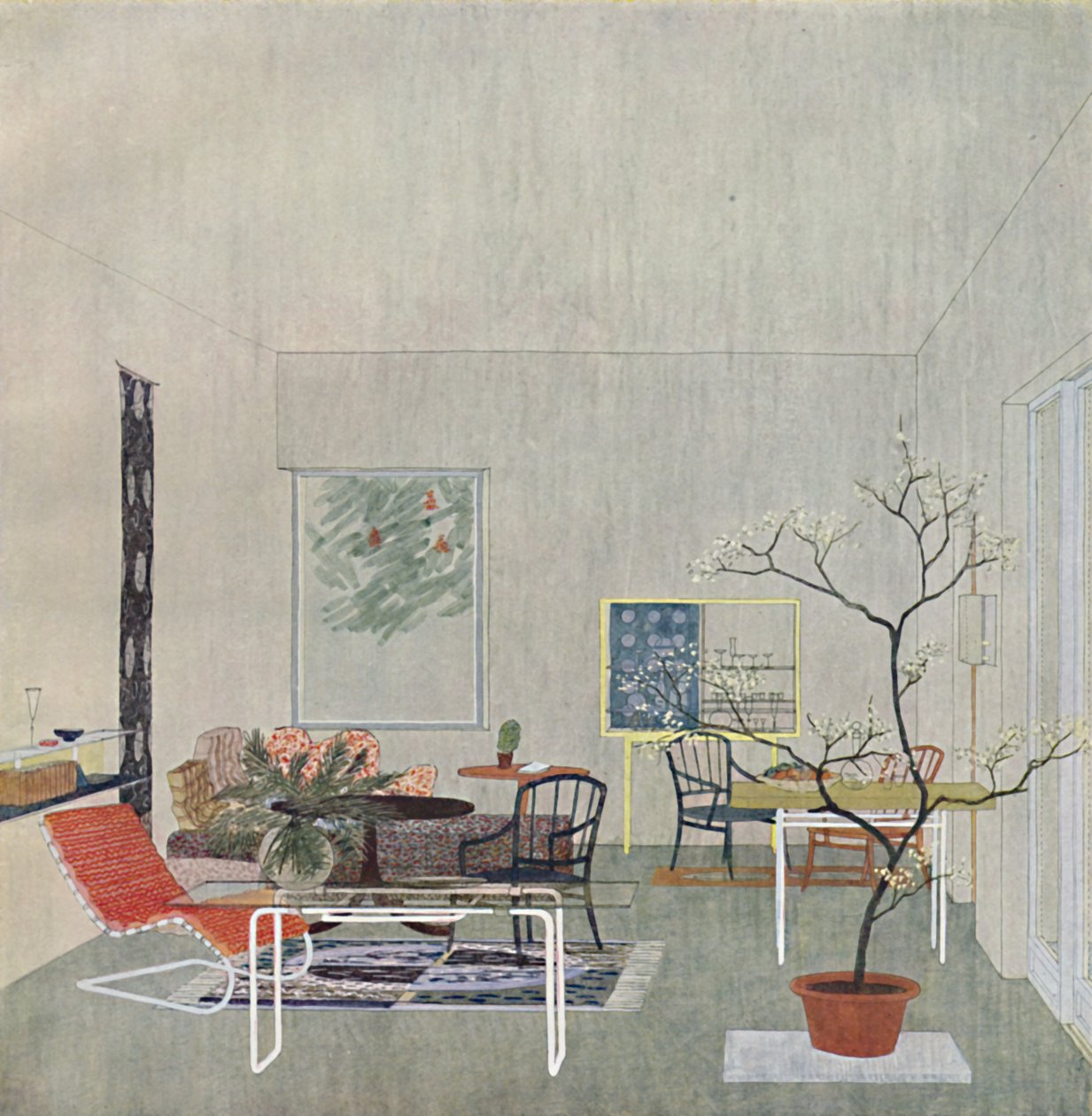 Un design per un Gartenraum di Georg Steinklammer di Vienna da Unbekannt