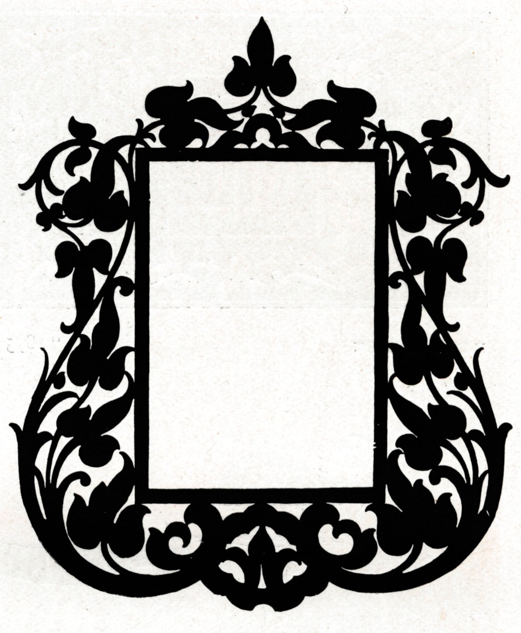 Un design per una cornice intitolato Estetico, 1898 da Unbekannt