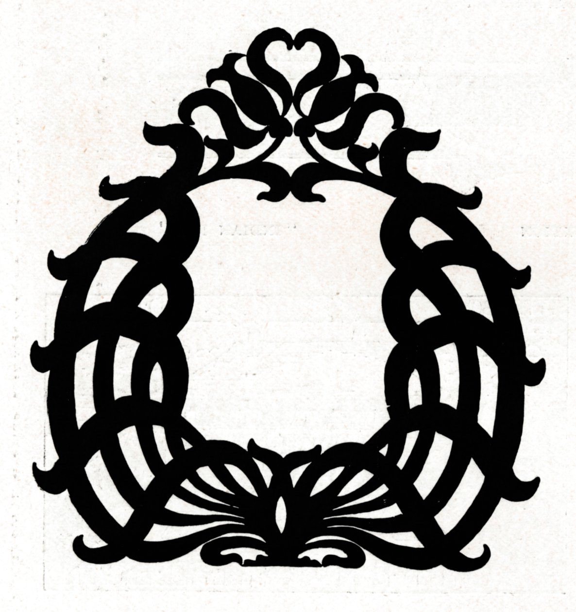 Un design per una cornice intitolata Sixpence, 1898 da Unbekannt