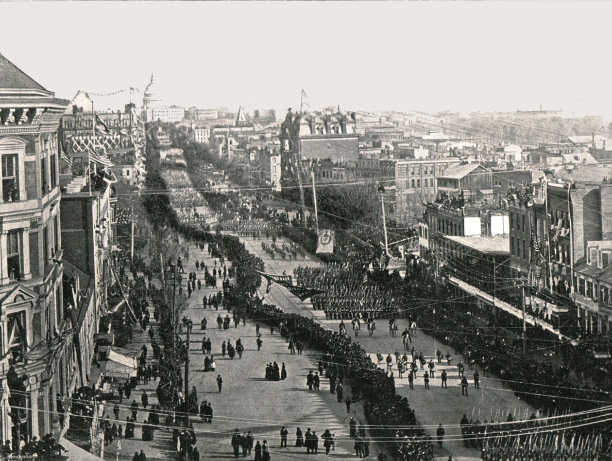 Un giorno di festa nella capitale americana, Washington DC, USA, 1895 da Unbekannt