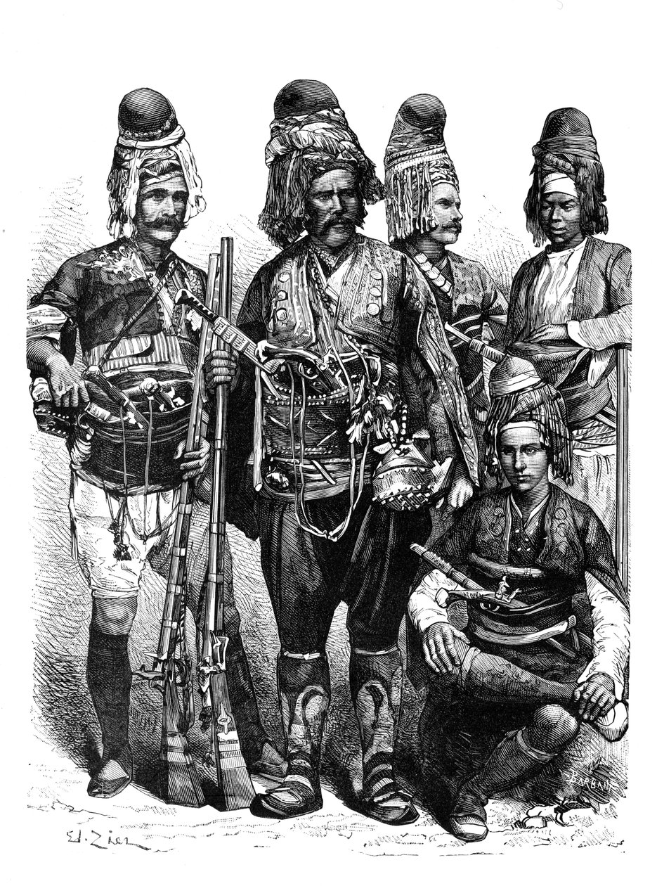 Un gruppo di Zeibeks, Asia Minore, 1895 da Unbekannt