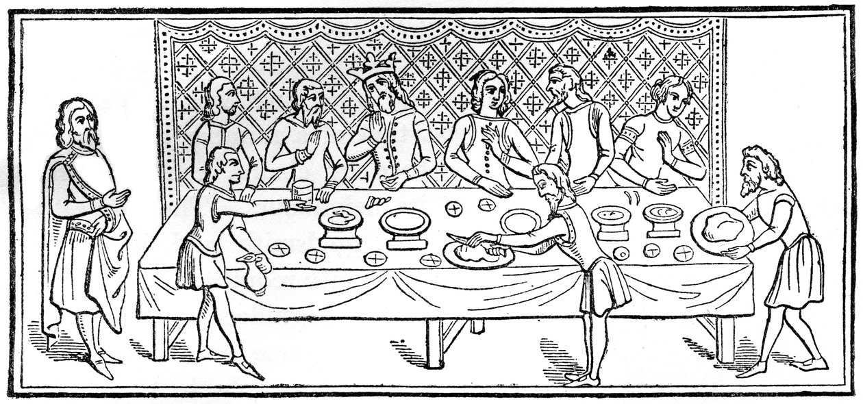 Un re a cena da Unbekannt