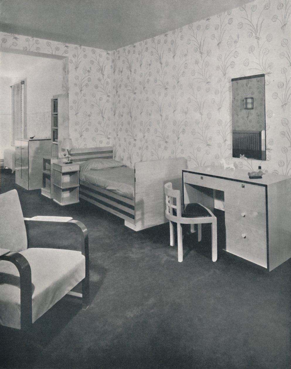 Una Stanza per Bambini Progettata per le Gallerie Frankl, Inc., 1933 da Unbekannt