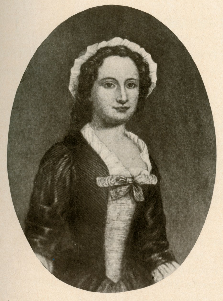 Ritratto di una giovane ragazza a Filadelfia, c1760 da Unbekannt