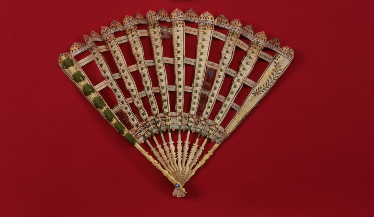 Un raro ventaglio, francese o inglese, c.1580 da Unbekannt