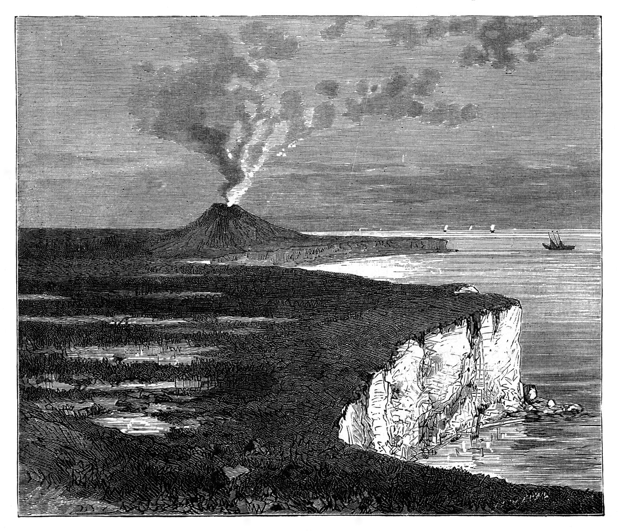Un vulcano a scudo sull