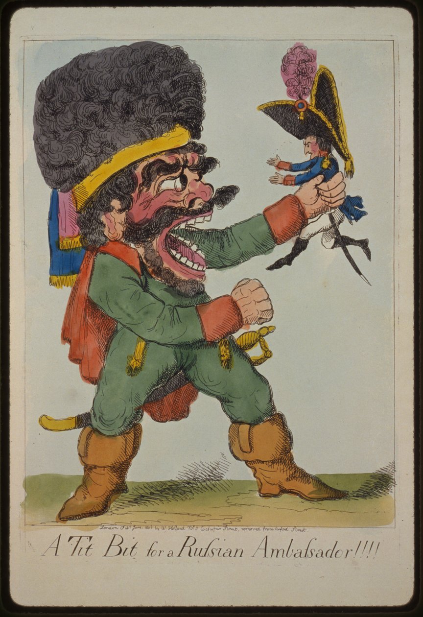 Un bocconcino per un ambasciatore russo!!!, 1803 da Unbekannt