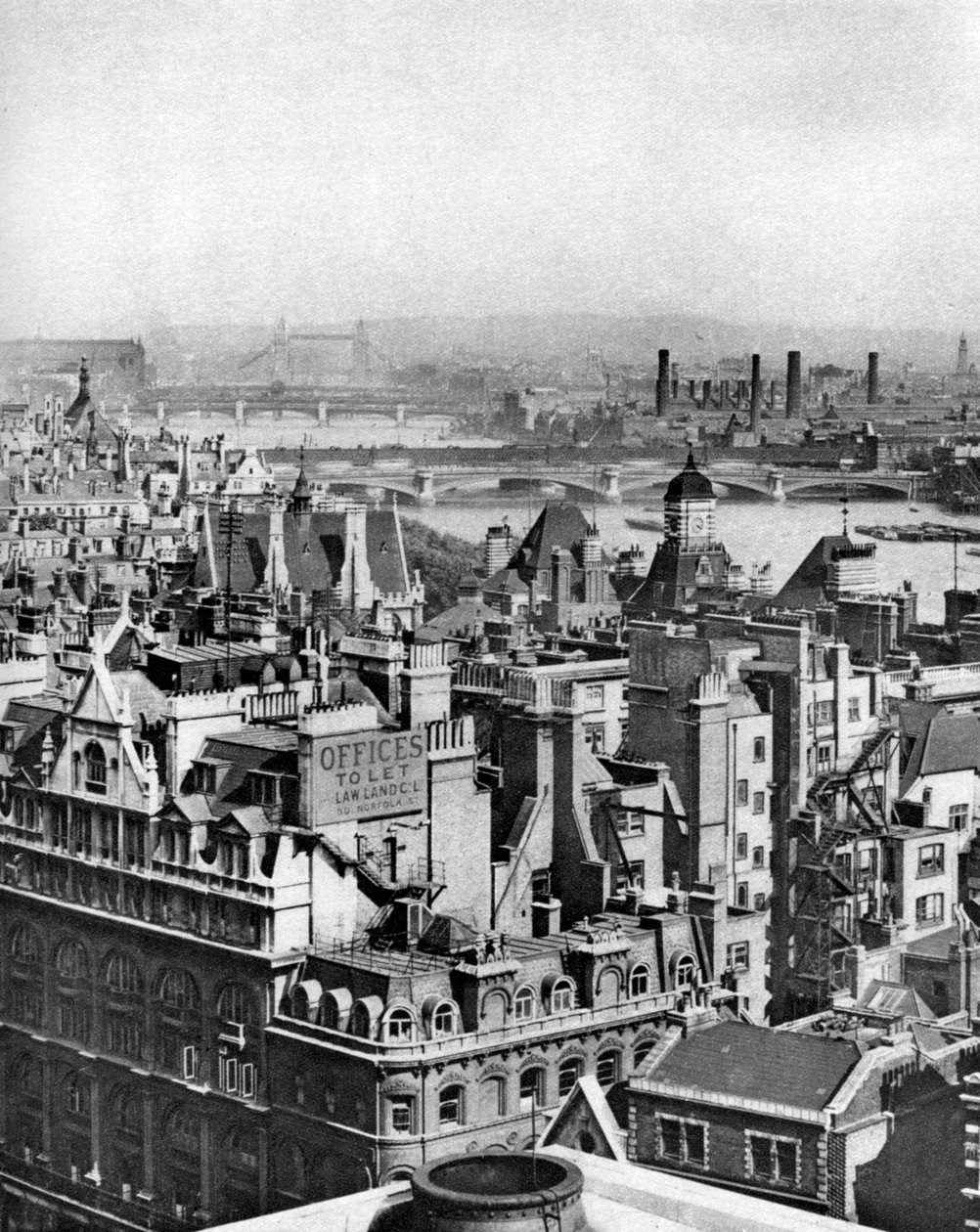 Vista verso sud-est da Bush House fino a Blackheath, Londra, 1926-1927 da Unbekannt