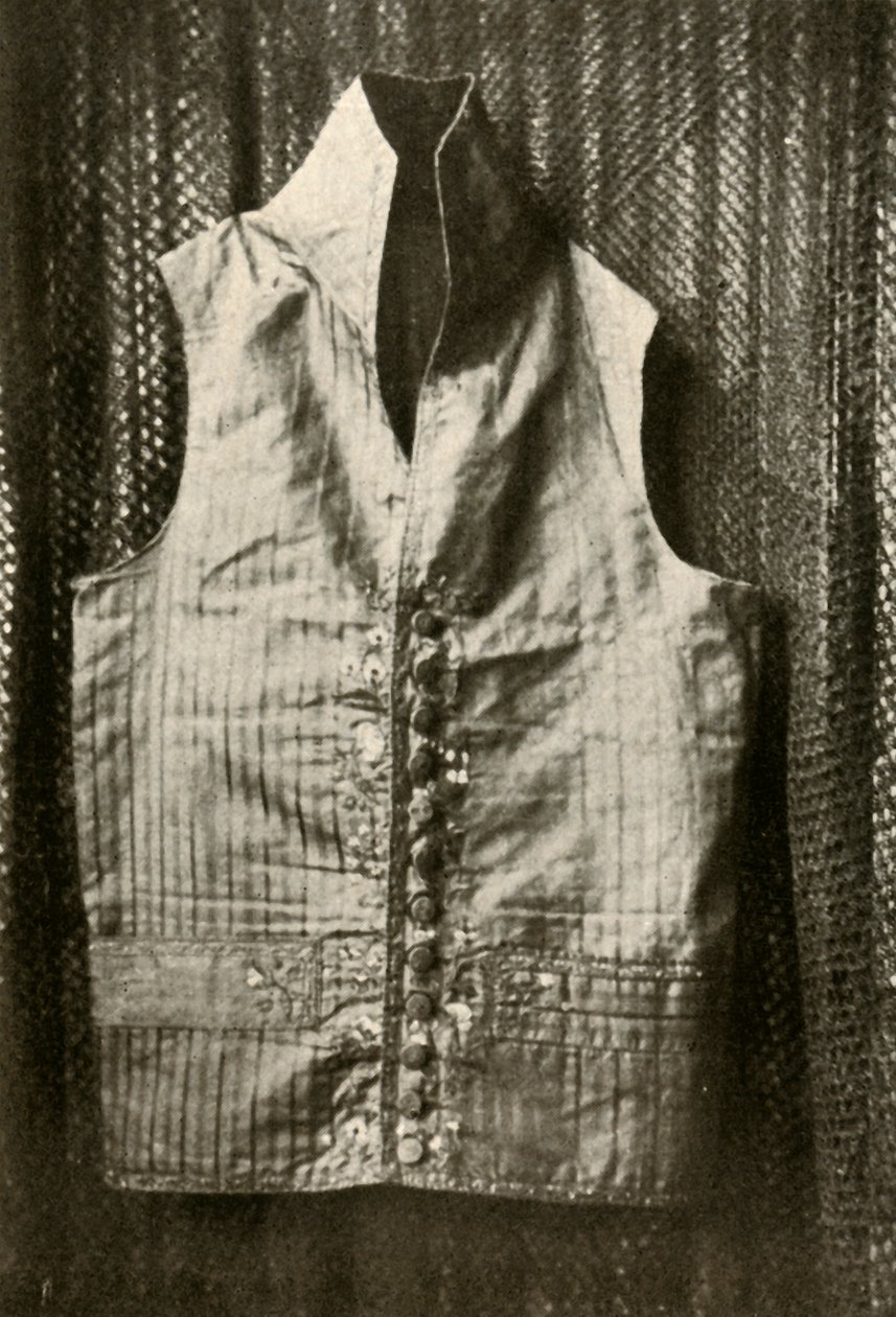 Un panciotto indossato dal conte Lemcke, c1798, 1937 da Unbekannt