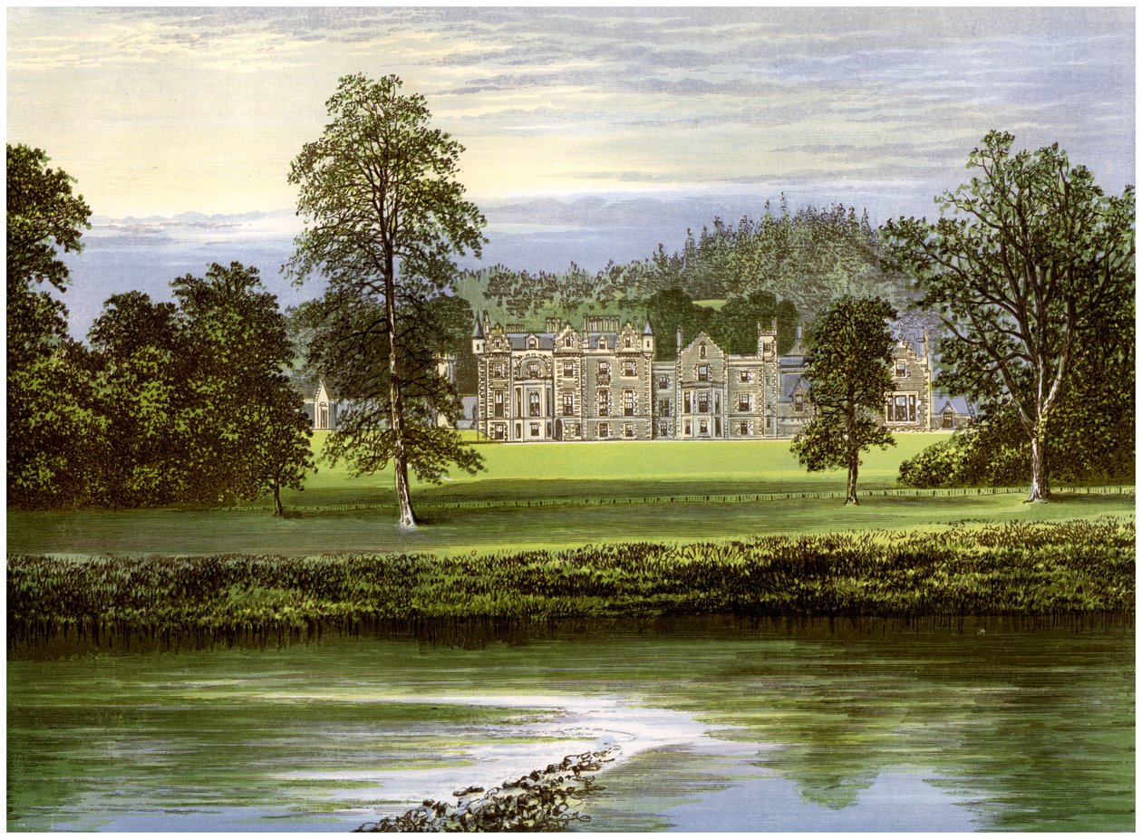 Abbotsford, Roxburghshire, Scozia, casa della famiglia Scott, c1880 da Unbekannt