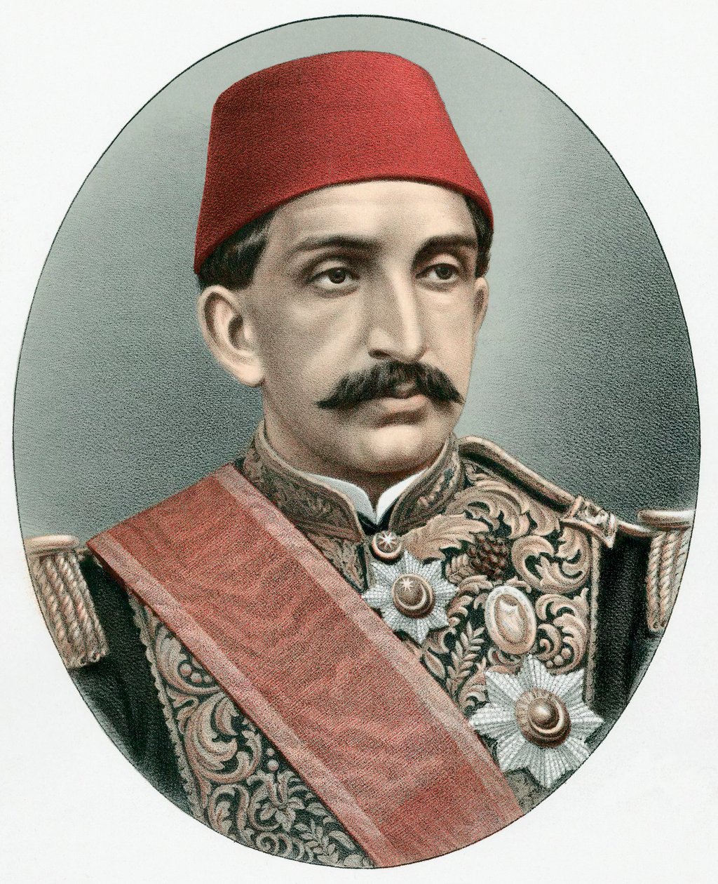 Abdul Hamid II 1842-1918, ultimo Sultano della Turchia, c1880 da Unbekannt