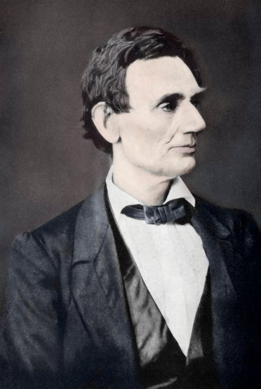 Abraham Lincoln, 16° Presidente degli Stati Uniti, 1860s, 1933 da Unbekannt