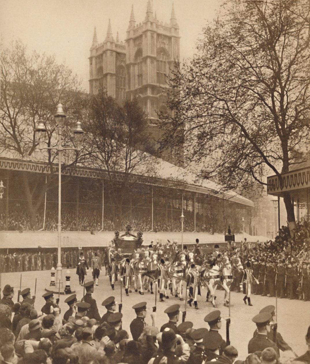 Acclamato da migliaia a Westminster, 12 maggio 1937 da Unbekannt