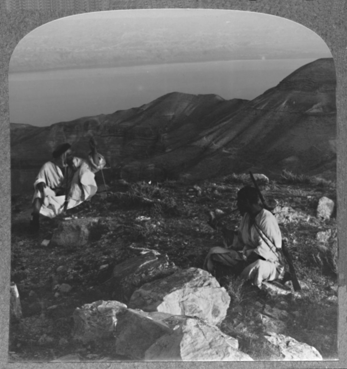 Attraverso il Mar Morto da Macheronte, c1900 da Unbekannt