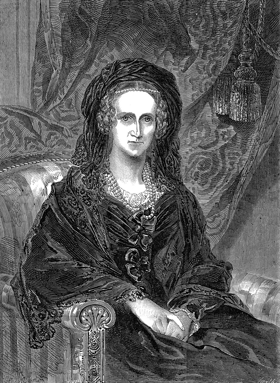Adelaide di Sassonia-Coburgo-Meiningen 1792-1849, Regina consorte tedesca di Guglielmo IV, 1849 da Unbekannt