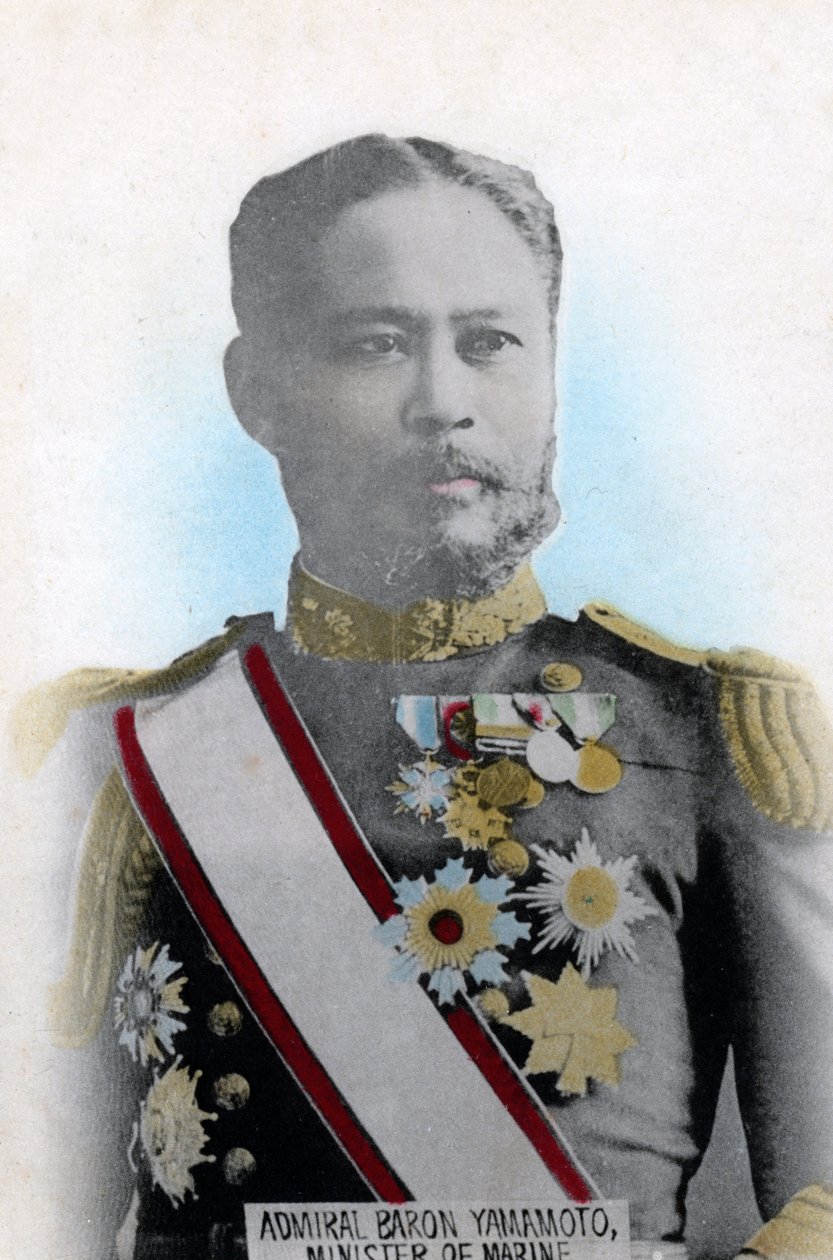 Ammiraglio Yamamoto, Ministro della Marina giapponese, c1904-1905 da Unbekannt