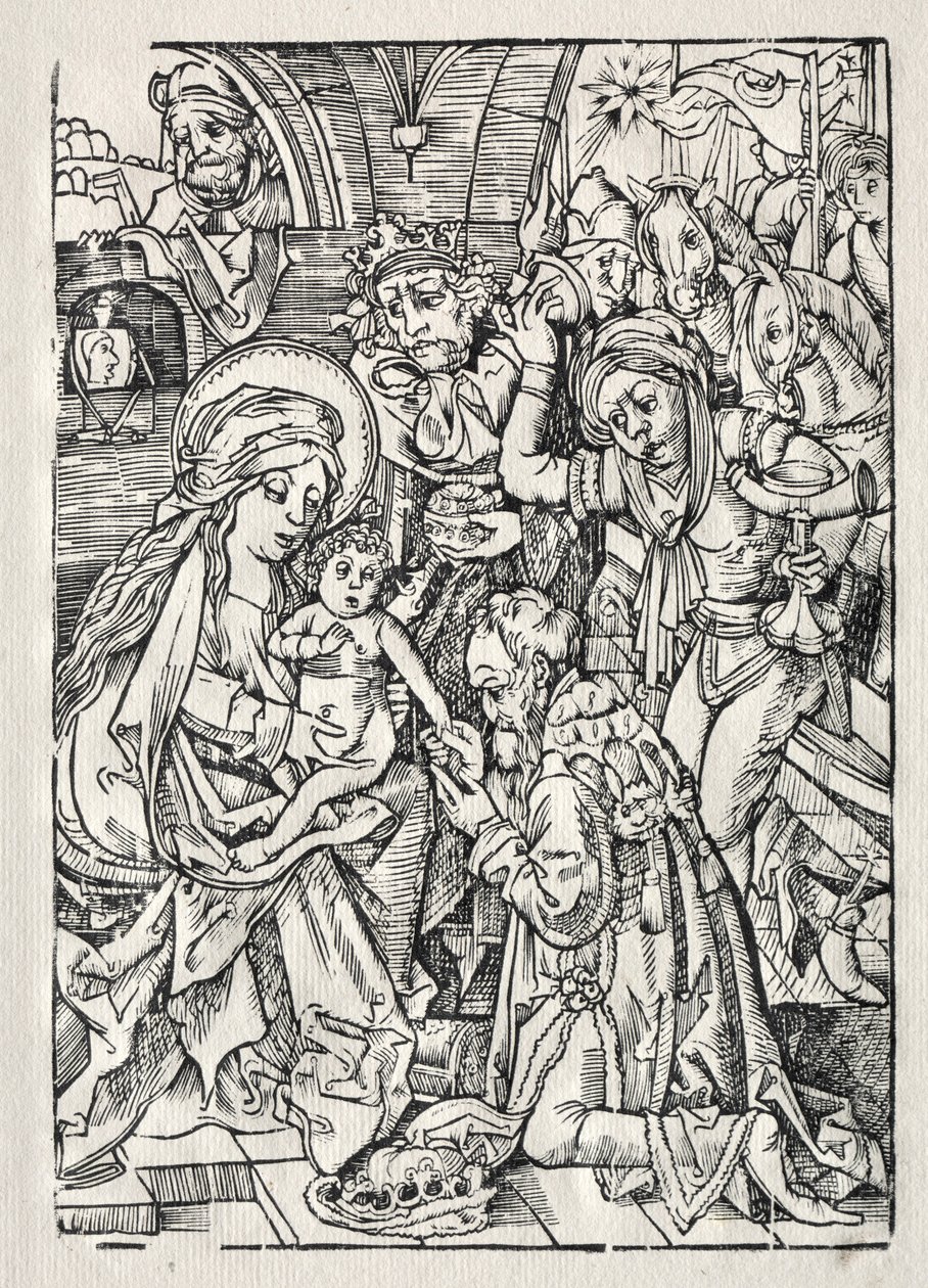 Adorazione dei Magi, c. 1500 da Unbekannt